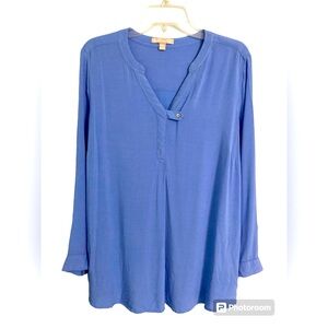 Woman Within V-neck top blouse Size L 18/20